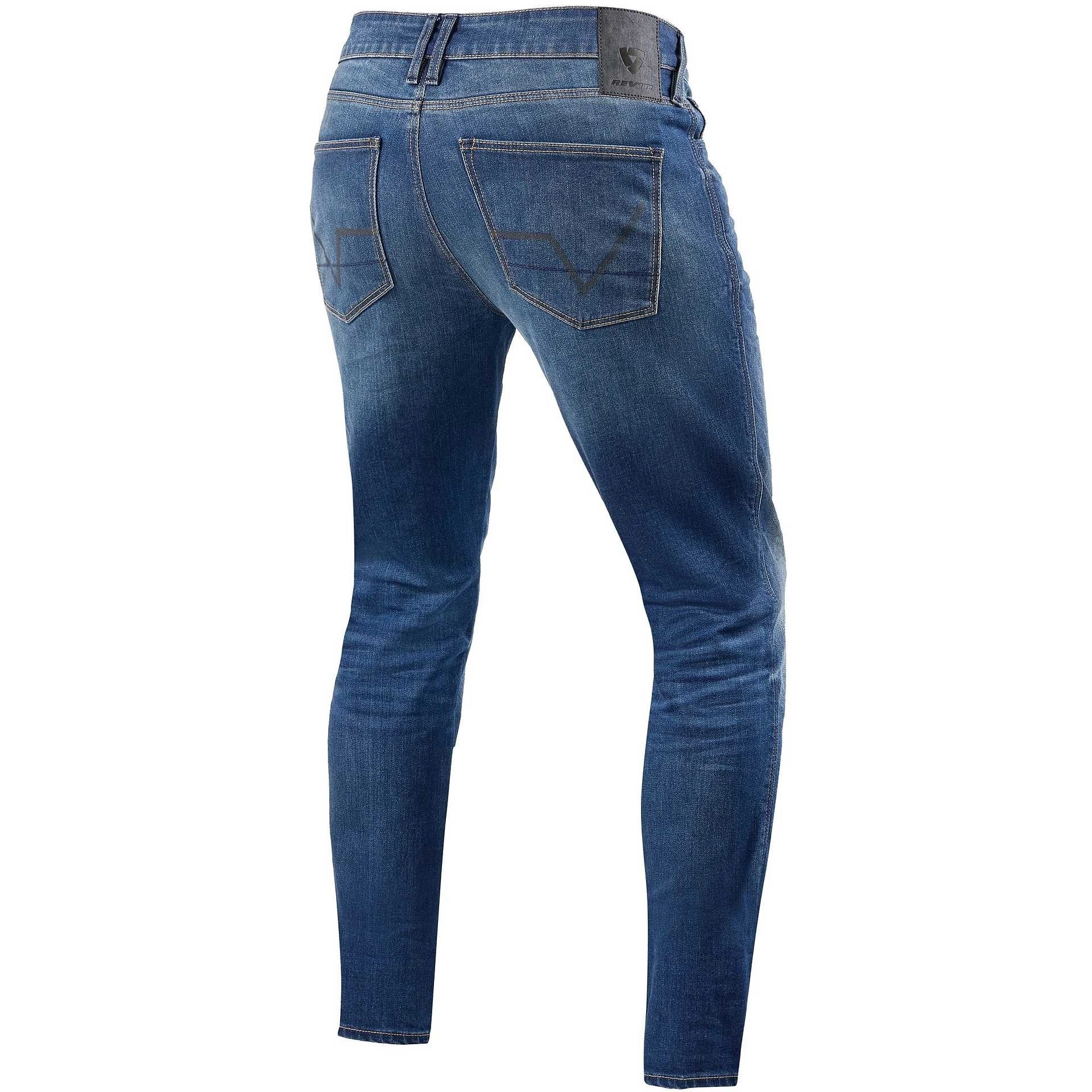 Мотоджинси Revit Carlin SK L32 Medium Blue