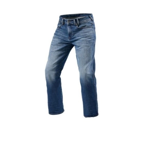 Мотоджинсы Revit Detroit 3 Tapered L32 Medium Blue