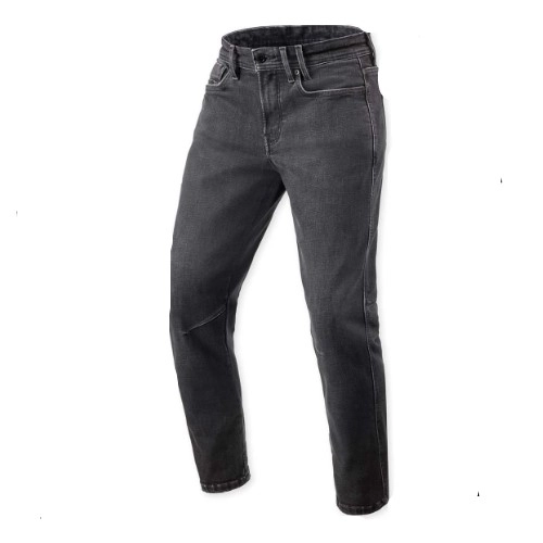 Мотоджинсы Revit Detroit 3 Tapered L34 Dark Black