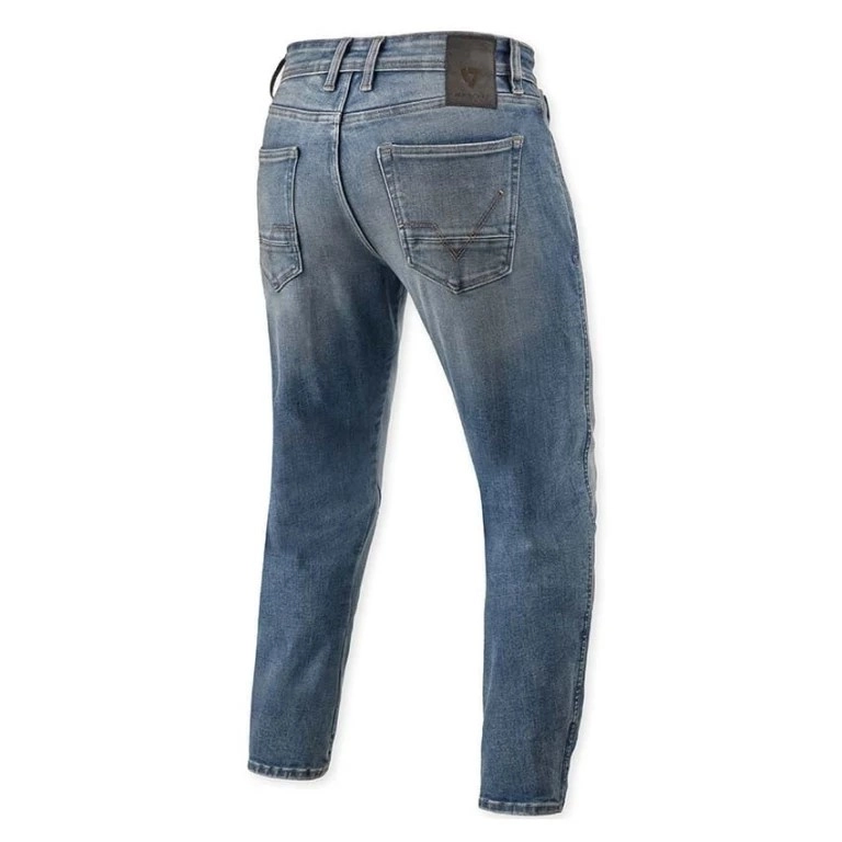 Мотоджинси Revit Detroit 3 Tapered L34 Medium Blue Vintage