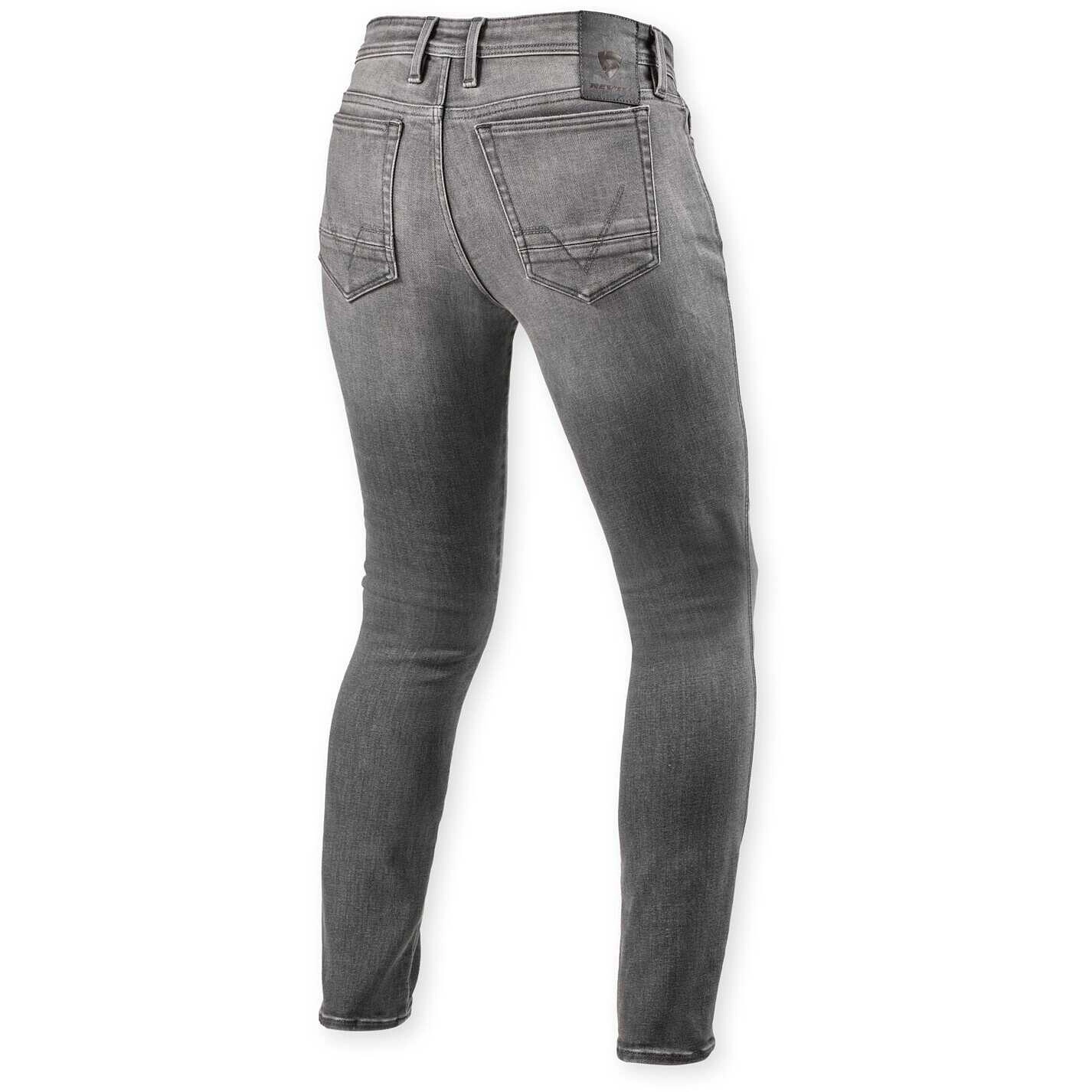 Мотоджинси Revit Piston 3 SK L32 Medium Grey