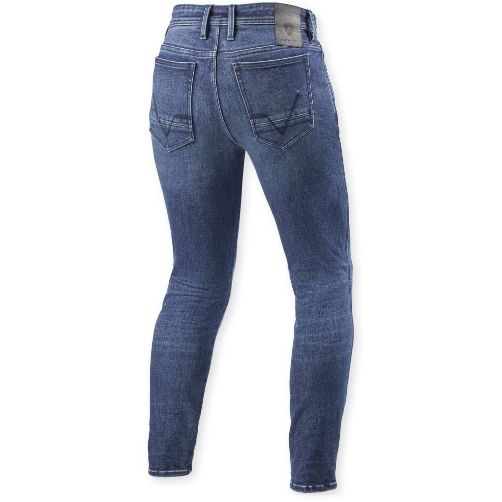 Мотоджинси Revit Piston 3 SK L32 Medium Blue