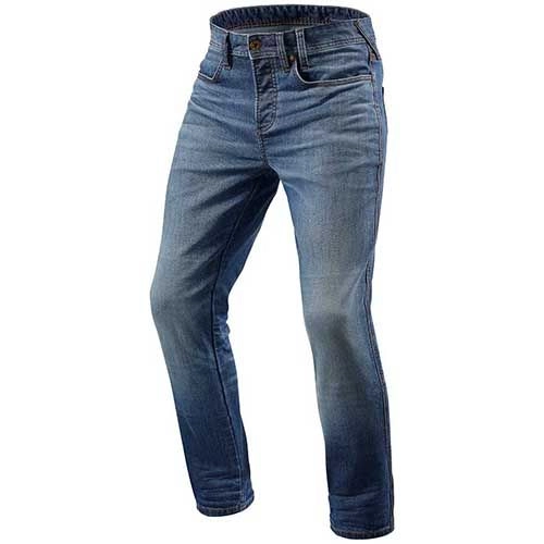 Мотоджинси Revit Piston L34 Medium Blue
