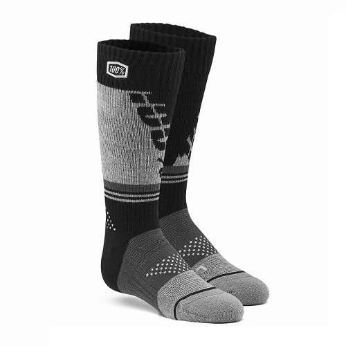 Шкарпетки 100% Ride Torque Thick Junior Grey