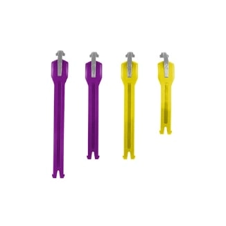 Застібки на мотоботи Leatt Cross 4.5/5.5 Flex Lock Strap Purple/Yellow