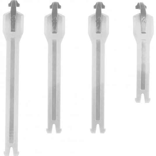 Застібки на мотоботи Leatt Strap 4.5 White