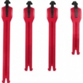 Застежки на мотоботы Leatt Strap 4.5 Red