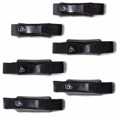 Набор застежек наколенника Leatt Strap Kit Dual Axis Pro Black 2XL