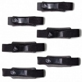 Набор застежек наколенника Leatt Strap Kit Dual Axis Pro Black S-M