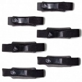 Набор застежек наколенника Leatt Strap Kit Dual Axis Pro Black S-M