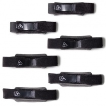 Набор застежек наколенника Leatt Strap Kit Dual Axis Pro Black S-M
