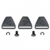 Набор застежек наколенника Leatt Dual Axis Black