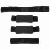 Набор застежек наколенника Leatt X-Frame Black