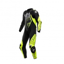 Комбинезон Dainese Audax D-Zip Black/Yellow/White