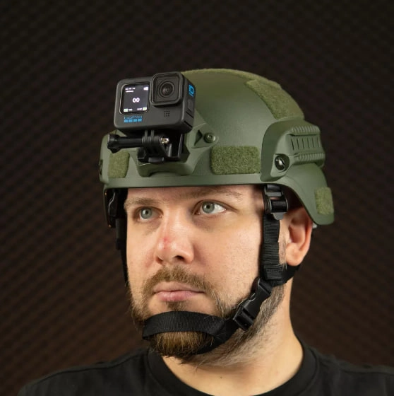 Кріплення на тактичний шолом NVG GoPro/DJI/SJCAM