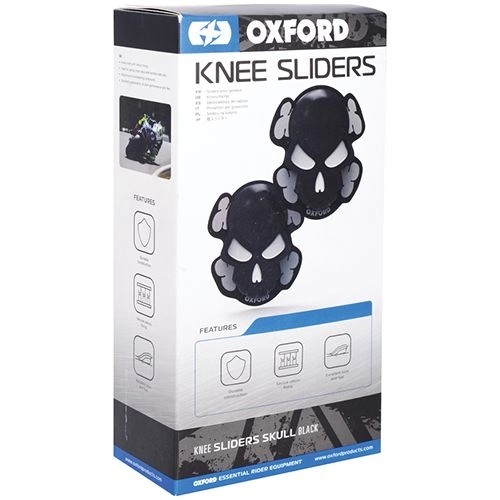 Слайдери коліна Oxford Skull Black
