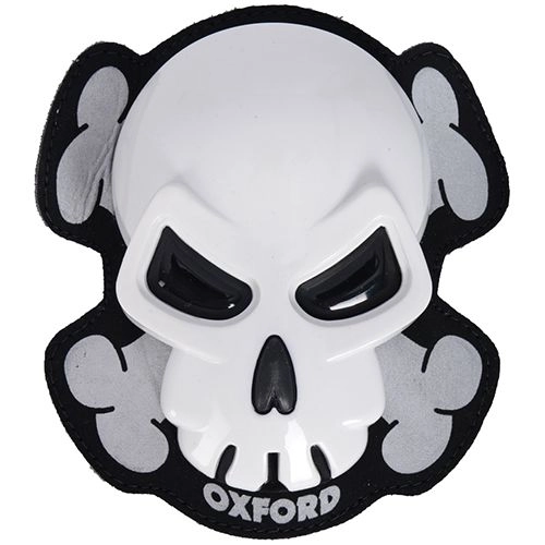 Слайдери коліна Oxford Skull White