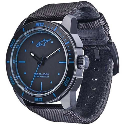 Годинник Alpinestars Tech Watch 3H Black/Bblue