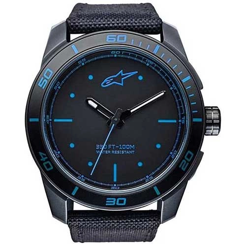 Годинник Alpinestars Tech Watch 3H Black/Bblue
