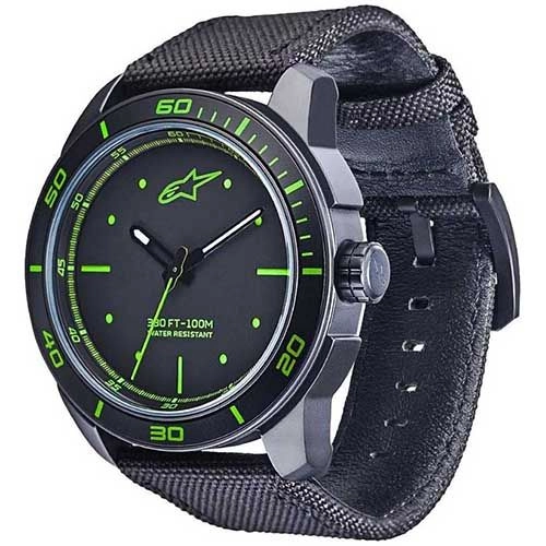 Годинник Alpinestars Tech Watch 3H Black\Green