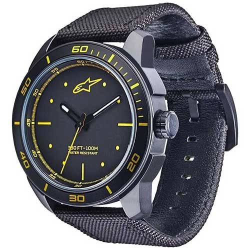 Годинник Alpinestars Tech Watch 3H Black/Yellow