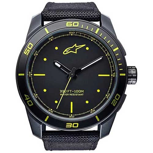 Годинник Alpinestars Tech Watch 3H Black/Yellow