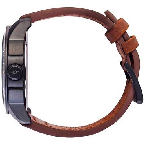 Годинник Alpinestars Tech Watch 3H Matt Black/Brown