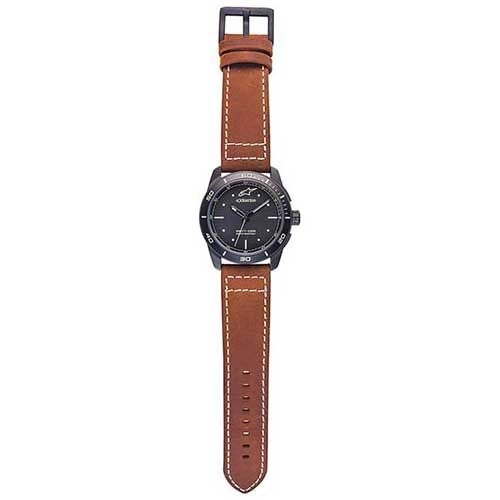 Годинник Alpinestars Tech Watch 3H Matt Black/Brown
