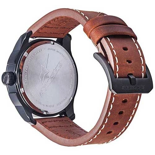 Годинник Alpinestars Tech Watch 3H Matt Black/Brown