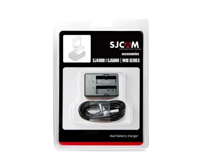 Двойное зарядное SJCAM SJ4000/SJ5000 Dual-slot Battery Charger