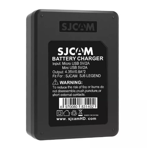 Подвійне зарядне SJCAM SJ6 Dual-slot Battery Charger