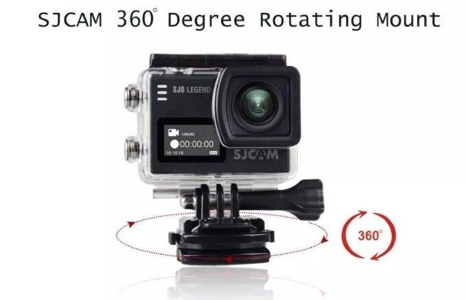 Набор креплений SJCAM 360 Degree Rotation Base