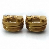 Пробки пера передней вилки Accel AFTC02 Gold