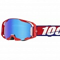 Мотоочки 100% Ride Armatic Best Red/Blue/White Blue Mirror Lens