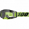 Мотоочки 100% Armega Neon Yellow/Black Clear Lens