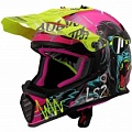 Шлем LS2 MX437 Fast II Junior Gorilla Purple
