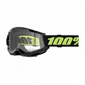 Мотоочки 100% Strata II Solar Eclipse Black/Yellow Clear Lens