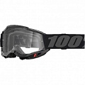 Мотоочки 100% Accuri 2 Black/Grey Clear Lens