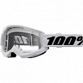 Мотоочки 100% Strata II Junior White Clear Lens
