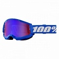 Мотоочки 100% Ride Strata II Junior Blue/Red Mirror Lens