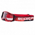 Мотоочки Scorpion E24 Red/Black Clear Lens