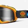 Мотоочки 100% Barstow Race Service Blue/Orange Mirror Silver Lens