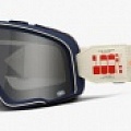 Мотоочки 100% Barstow Teluride Beige/Blue/Orange Smoke Colored Lens