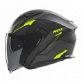 Шлем NOX N130 Myst Black/Yellow Fluo