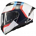 Шлем MT Atom 2 SV Emalla White/Black/Blue