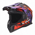 Шлем LS2 MX708 Fast II Grotesk Purple/Orange