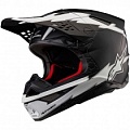 Шлем Alpinestars Supertech M10 Ampress Black/White