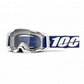 Мотоочки 100% Ride Armatic White/Blue Clear Lens