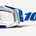 Мотоочки 100% Racecraft 2 Isola Blue/White Clear Lens