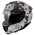 Шлем LS2 FF808 Stream II Worldmap Cool Grey Matt